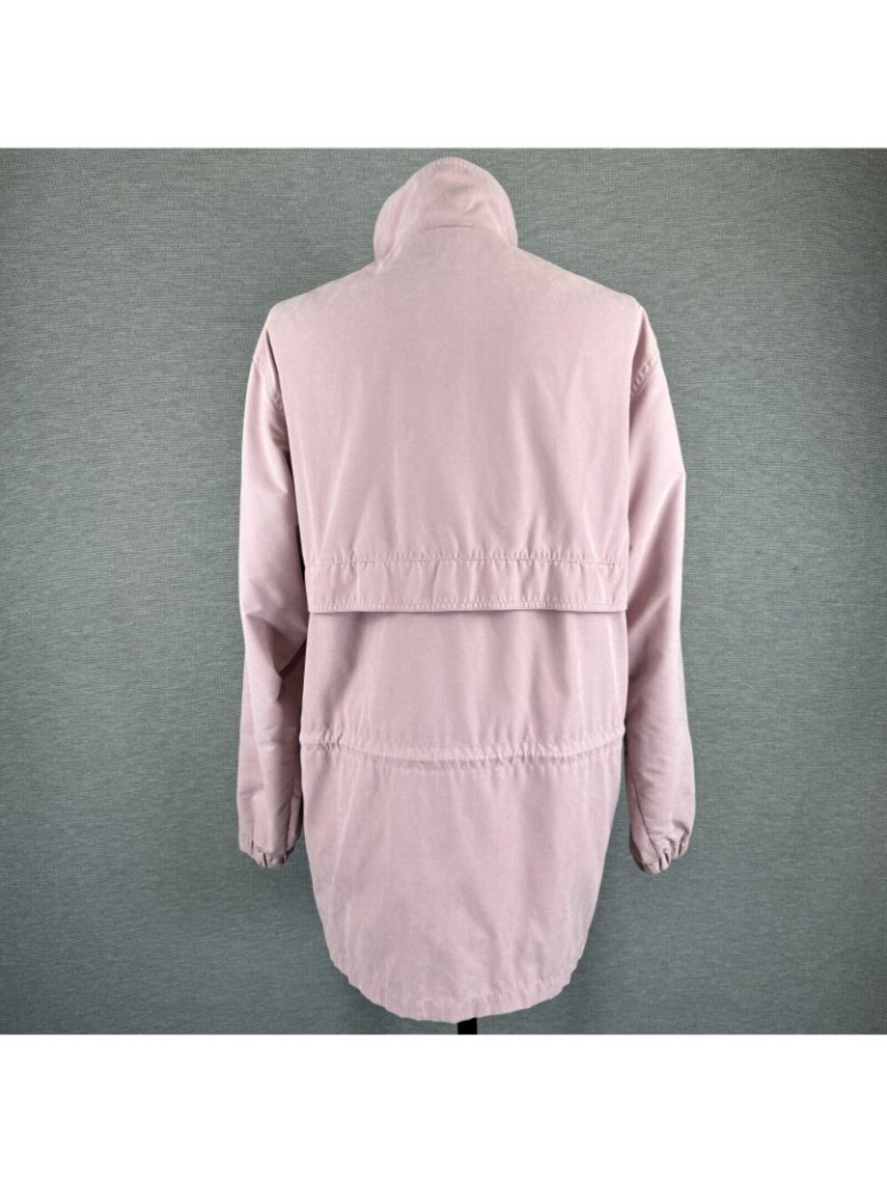Cabelas Windbreaker Jacket Womens Sz XL Lavender Vented Back High Neck Snap Zip - Picture 3 of 16